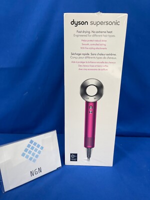 Dyson Supersonic Hair Dryer -Fuchsia-Nickel-NEW | eBay