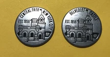 NYC Central Park Belvedere Castle Collectible Token