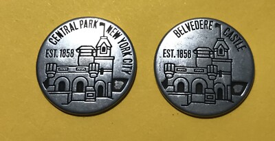 NYC Central Park Belvedere Castle Collectible Token