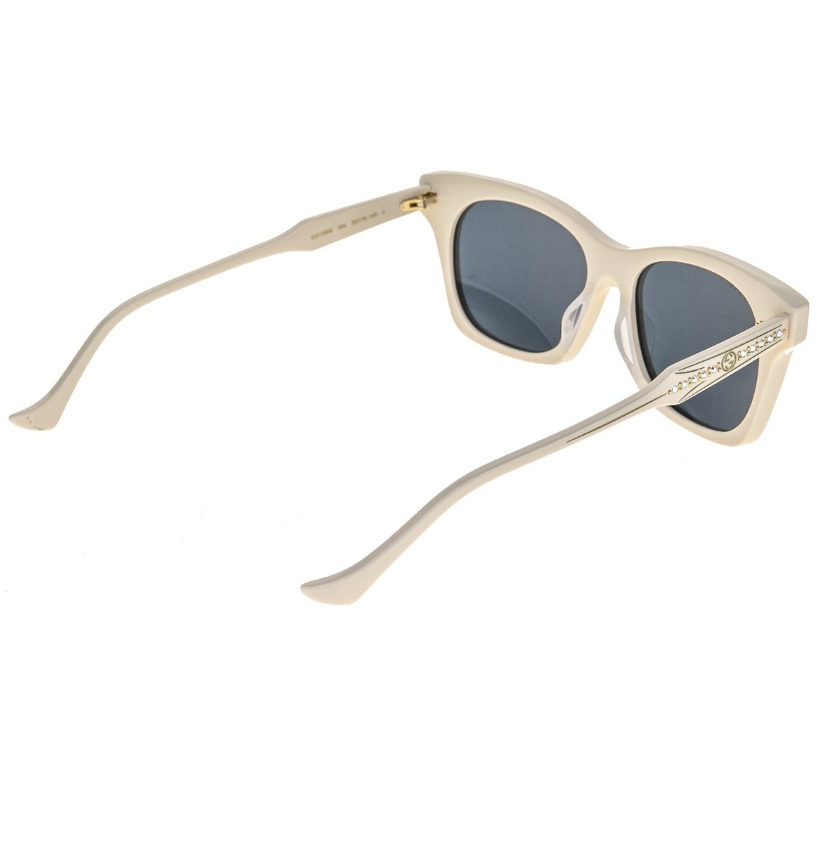 GUCCI HOLLYWOOD FOREVER 1299 Ivory Blue 004 Crystal Stud