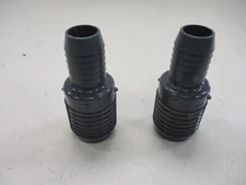 LASSCO 1 1/2" X 1" REDUCER MALE ADAPTER SET OF (2) GRAY 035-0284 MARINE BOAT