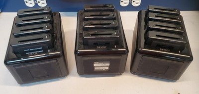 LOT OF 3 Lexar Professional Workflow HR1 Black Four-Bay USB 3.0 12 READERS