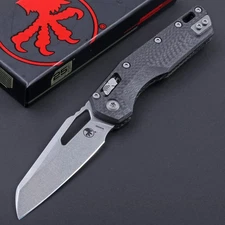 2025 Msi Carbon Fiber Tactical Pocket Knife Camping Survival Big Pocket Knives