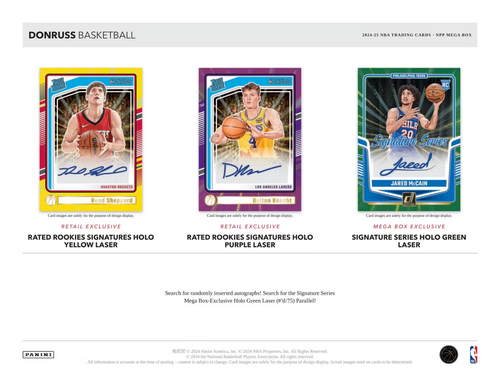 Charlotte Hornets 2024-25 NBA Donruss 4 Monster Box Break PYT #725-15 - Picture 2 of 8