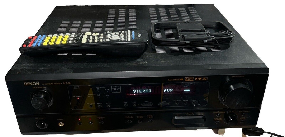 Denon AV Surround Sound Home Theater Receiver AVR-684 7.1 Channel