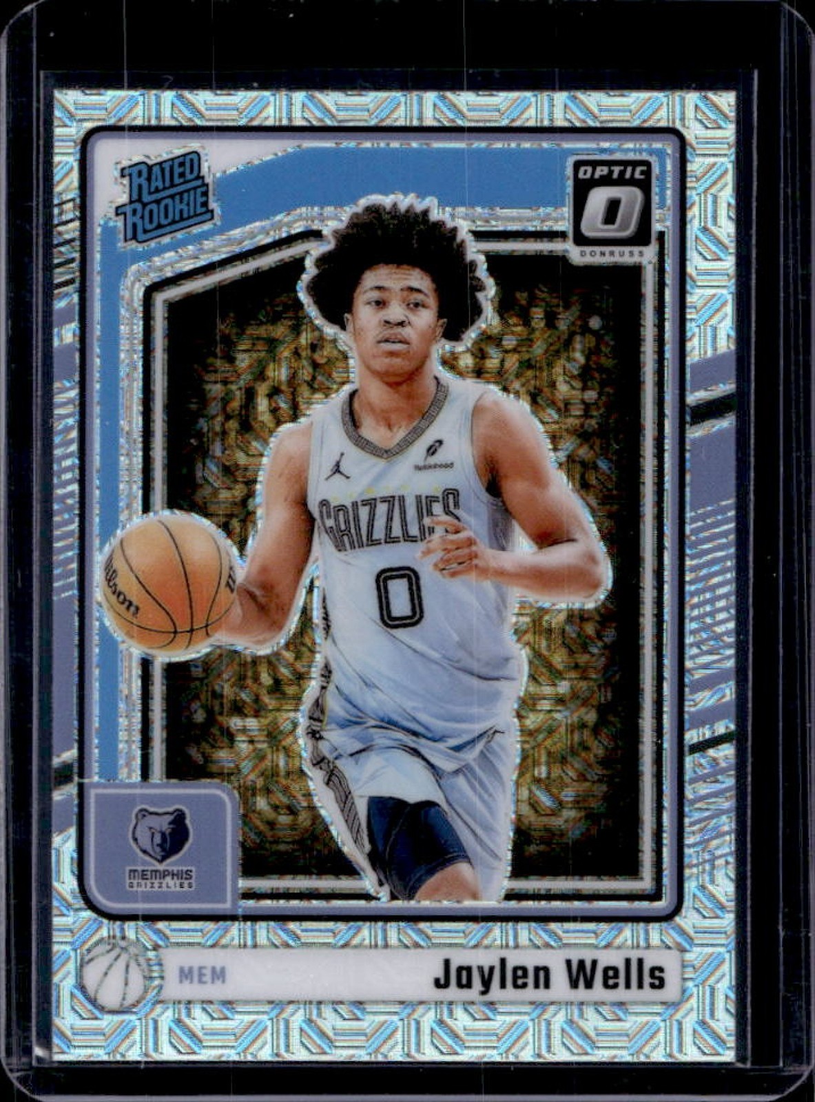 2024-25 Donruss Optic Jaylen Wells Rated Rookie Choice RC #252 Grizzlies