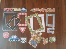 Lot of 18 My Mind's Eye Scrapbooking Road Trip Camping Acid Lignin Free 2004