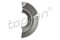 Topran 116 838 Spritzblech, Bremsscheibe Vorne Links FüR VW
