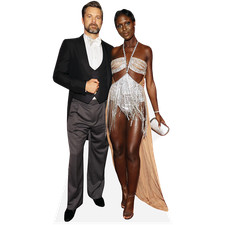 Joshua Jackson And Jodie Turner-Smith (Duo 1) Mini Celebrity Cutout