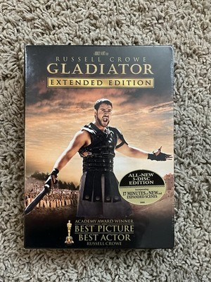 GLADIATOR EXTENDED EDITION DVD Sealed New