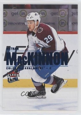 2023-24 Upper Deck Fleer Ultra Blue Foil 28/399 Nathan MacKinnon #115 1q7q