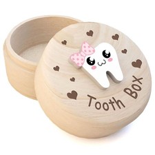 Storage Box with 3D Tooth, Souvenir Dropped Tooth Keepsake Storage Box Gift O4L4