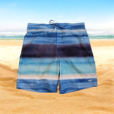 SPEEDO 2XL Mens Swimming Shorts Slash Pockets Elastic Waist Drawstring Lined