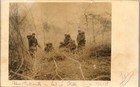 MILITARIA 14/18 CARTE PHOTO - patrouille au bois le pretre