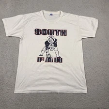 Vintage Patriots Russell Athletic Shirt Mens Large Single Stitch Made USA 90s