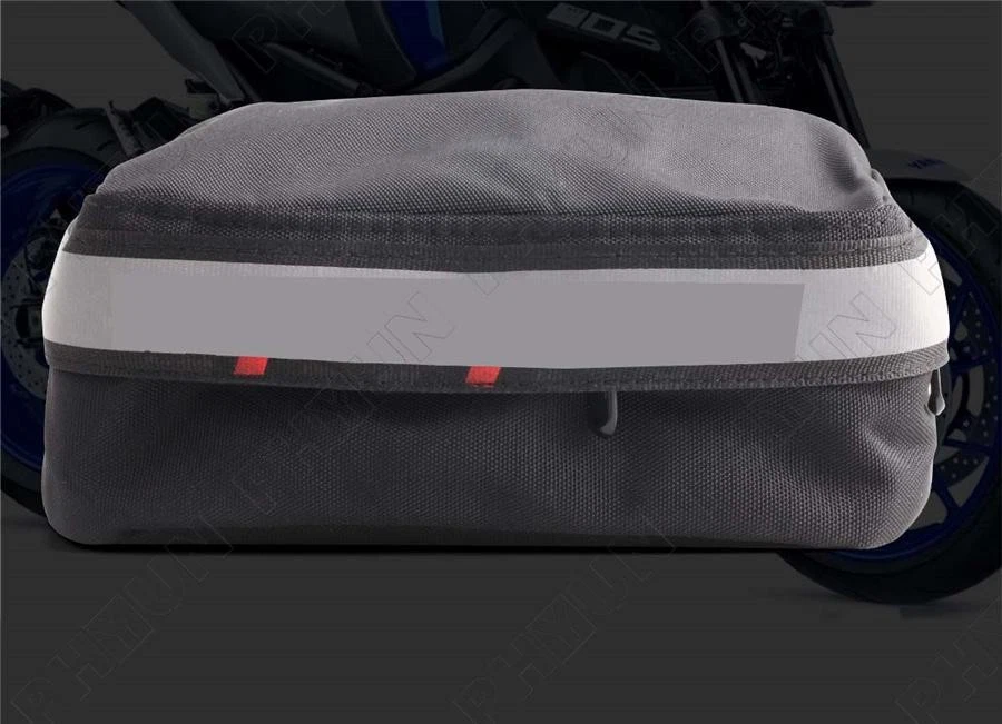 Paquete de bolsa de herramientas para guardabarros de asiento trasero de motocicleta para SUZUKI DRZ 400E 400SM 2000-20 Foto 4 de 4