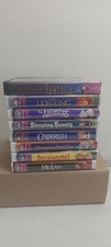VHS WALT DISNEY MASTERPIECE COLLECTION LOT OF 8 NICE MOVIES ALL G RATING GREAT