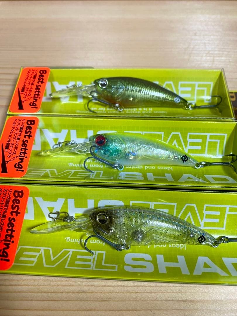 RAID LEVEL SHAD lures, set of 3, brand new and unopened Japan Import Lure - Image 2