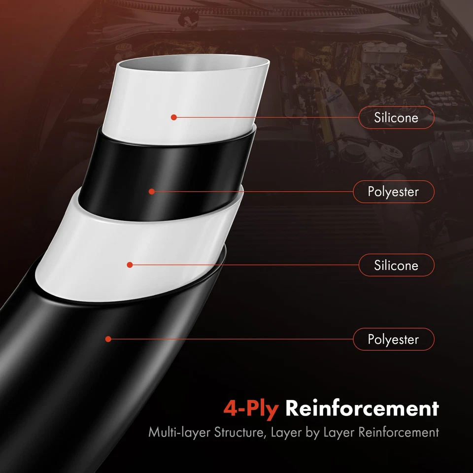 Intercooler de entrada de ar tubo turboalimentado para Chevrolet Equinox GMC Terrain 18-22 - Imagem 4 de 4