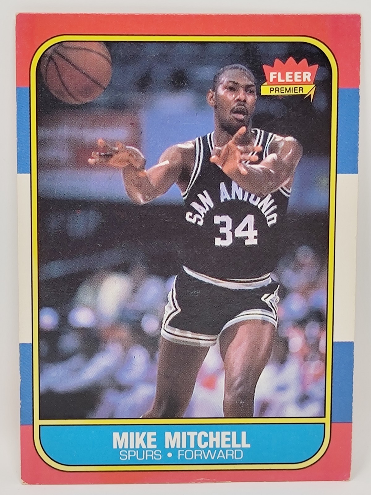 1986-87 Fleer #74 Mike Mitchell San Antonio Spurs