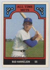 1986 TCMA All-Time New York Mets Bud Harrelson (No MLB Logo) #3M 05v0