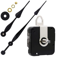 Clock Movement Mechanism High Torque Long Shaft 12 Inch Spade Hands Kit DIY