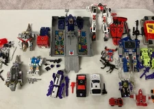 Vintage G1 Transformers Takara Prime, Jetfire, Dinobots, Sound wave, and more.
