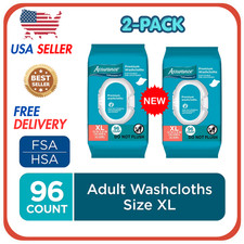 Assurance Premium Disposable Washcloth 96 pack of 2 Wipes XL Count  Extra Large