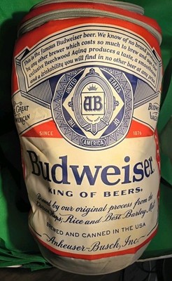 Budweiser Can Shape Cooler Bluetooth Speaker TESTED Rechargeable Cord NO OPENER