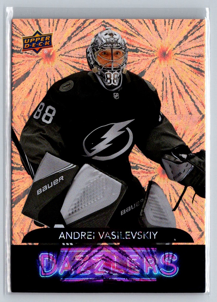 Andrei Vasilevskiy 2020-21 Upper Deck Dazzlers Orange #DZ-39 Tampa Bay Lightning