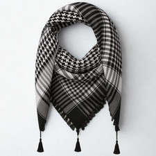 Shemagh Arab Keffiyeh Military Tactical Shawl Wrap Scarf Desert Army Palesti men