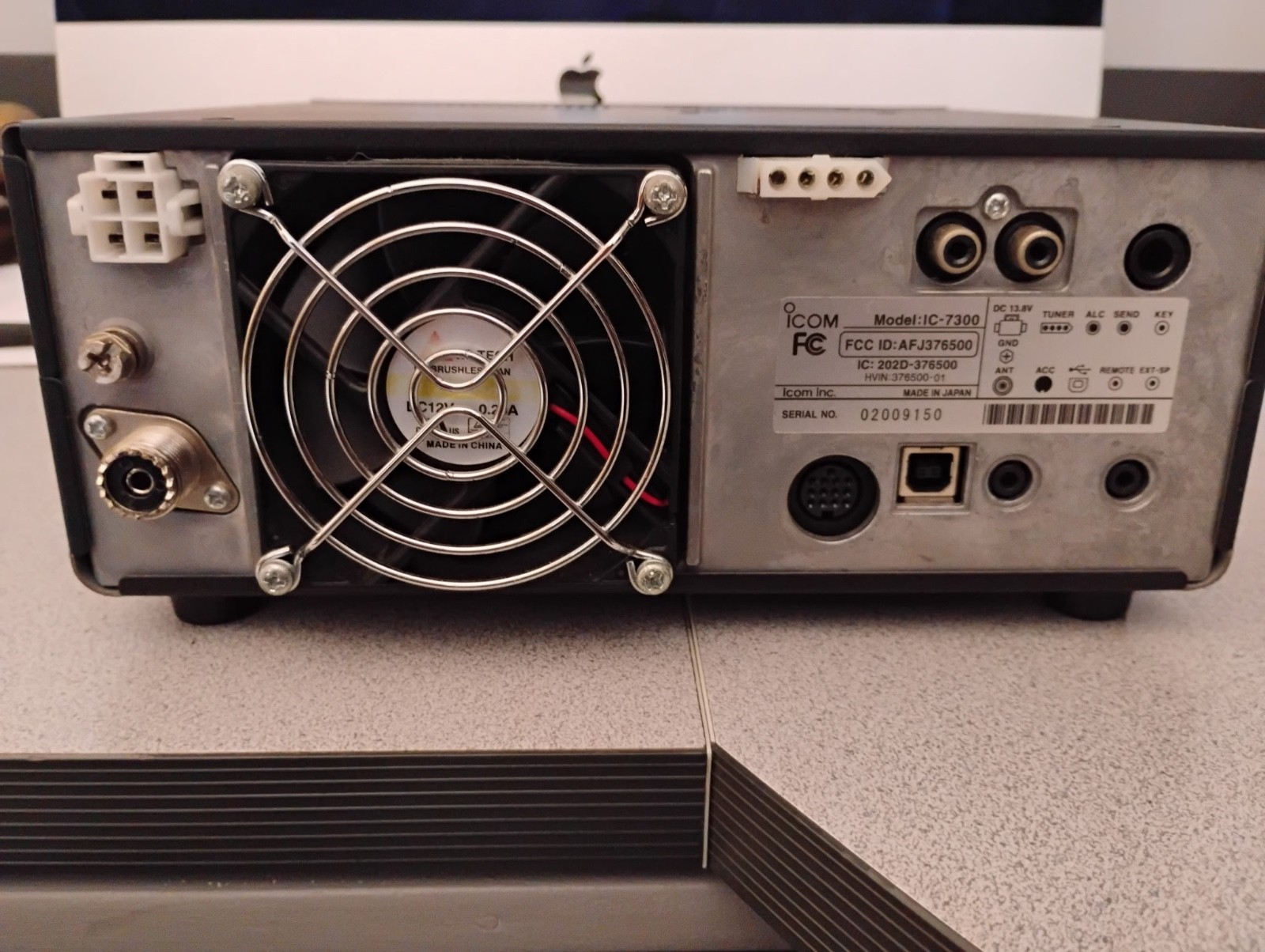 Mctfs Modification Box Icom IC-7300 HF/50MHz Transceiver with MARS Mod, Mic, Power Cord ...