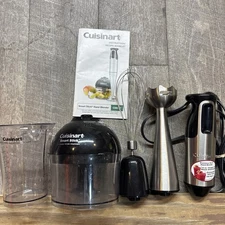 Cuisinart Smart Stick Hand Blender Model CSB-77 With Accessories Tested Working