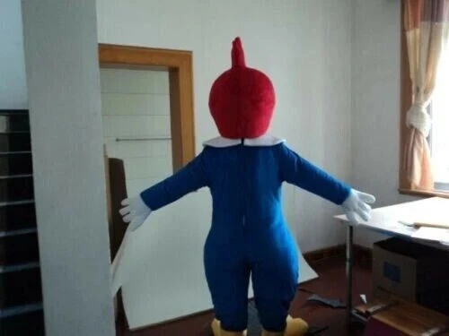 Disfraz de Pájaro Carpintero Mascota Disfraz Juegos con disfraces Vestido de Fiesta Conjunto Halloween Adulto Elegante Foto 3 de 4