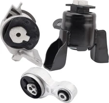 3 PCS Engine Motor & Transmission Mount Set Ford Fusion Milan 10-12 2.5L Auto OE
