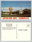 Tucumcari, NM-New Mexico, Whiting Bros Motel Neon Sign Vintage Postcard