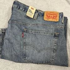 Levis 569 Jeans Adult 44x30 (Actual Size 46x30)Loose Straight  Mens NWT