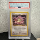 2000 POKEMON PROMO BLACK STAR POKEMON LEAGUE #18 TEAM ROCKET'S MEOWTH PSA 10