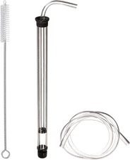 Bottling Auto Siphon with Brush, 15" Long Mini Auto-Siphon for 1 Gallon Jugs wit