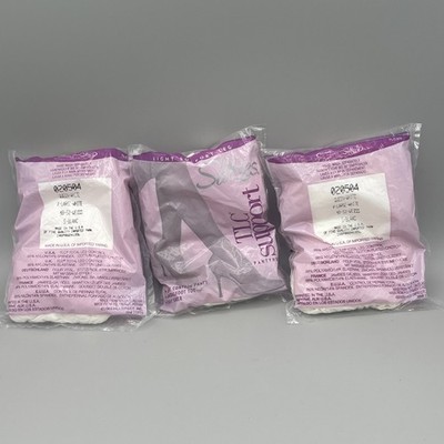 Lot Of 3 Vintage Silkies TLC Support Hosiery Queen Whit Total Leg Control 020504