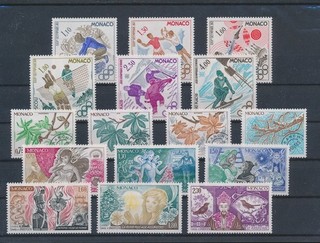 LT05669 Monaco 1980 folktales olympic games fine lot MNH