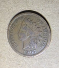 1907 P  Indian Head Penny 1 Cent