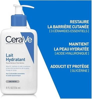 CeraVe - Feuchtigkeitsspendende Milch - nährt, spendet Feuchtigkeit