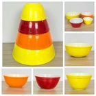Vintage Pyrex Primary Colors Nesting Mixing Bowls Set of 4 401 402 403 404 pt qt