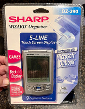 Sharp Wizard OZ-290 Organizer 5-Line Touch Screen 1MB New in Package