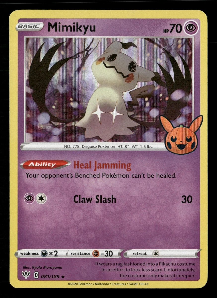 Mimikyu 081/189 Trick or Trade Booster Bundle for sale | eBay
