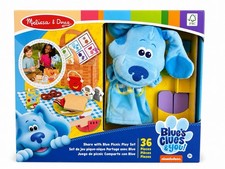 Melissa Doug Blue s Clues Share With Blue Picnic Play Set 36pc NIB