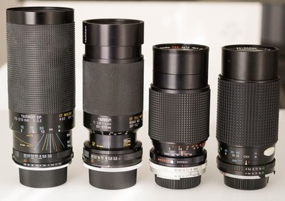 Konvolut 4 Tamron Zoom & Makro Objektive - Top kosmetischer Zustand - komplett ca