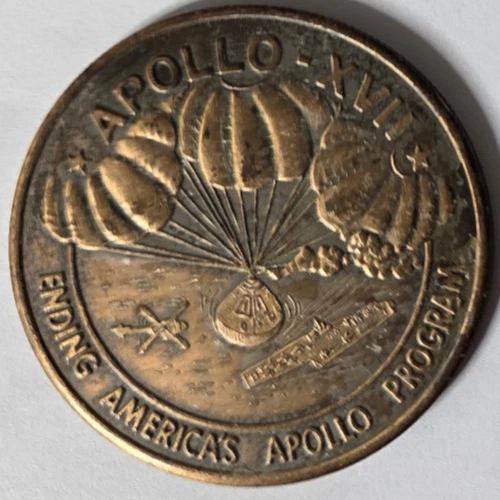 Apollo 17 Medal In Numismatic Medals for sale | eBay