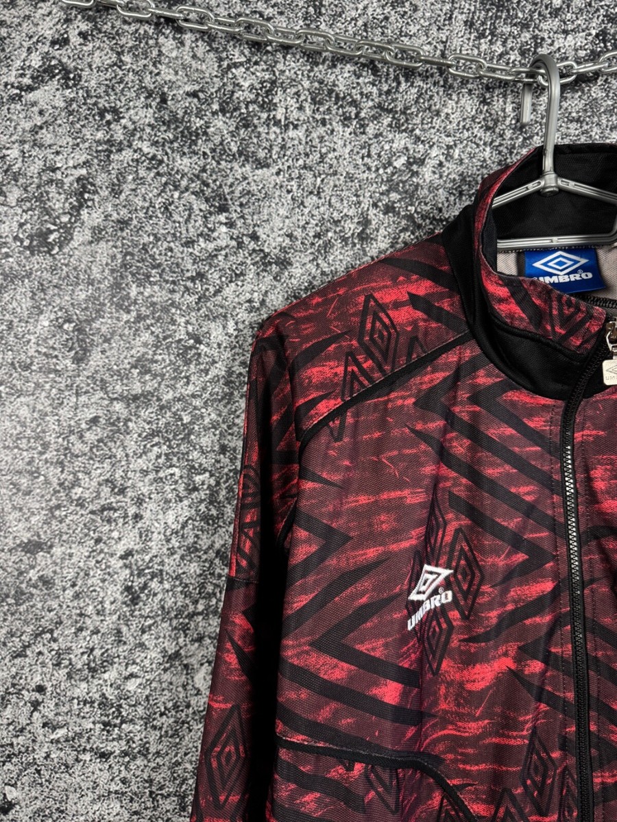 Men's UMBRO Vintage 90s Track Jacket Full Zip Soccer
